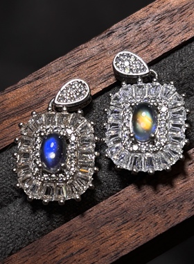 希腊柱·925纯银月光石项链女爆款锁骨链轻奢小众设计高级颈链01