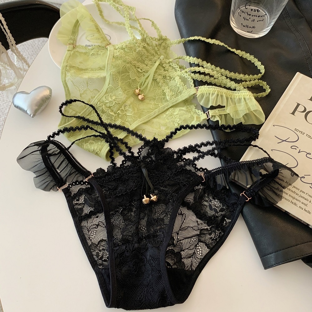 hom【魅惑】性感纯欲小香风情调内裤女生2025新款蕾丝女士三角裤