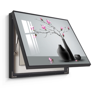 轻奢电表箱装饰画现代简约北欧配电箱遮挡电闸盒创意电源开关挂画