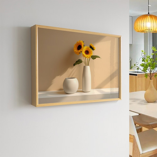 电表箱装饰画现代简约花朵餐厅