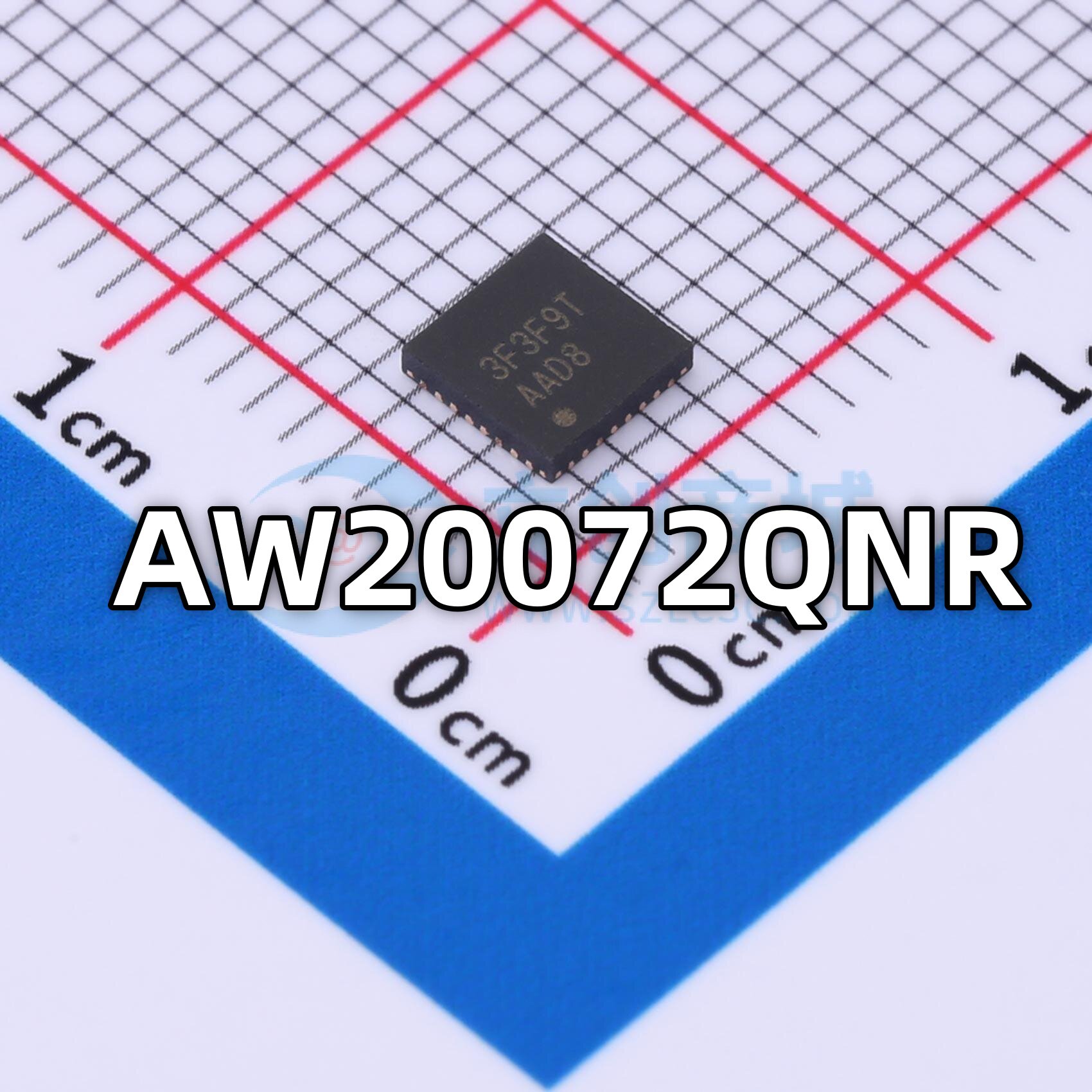 AW20072QNR 全新原装 丝印：3F3F9T 贴片QFN 呼吸灯LED驱动器芯片