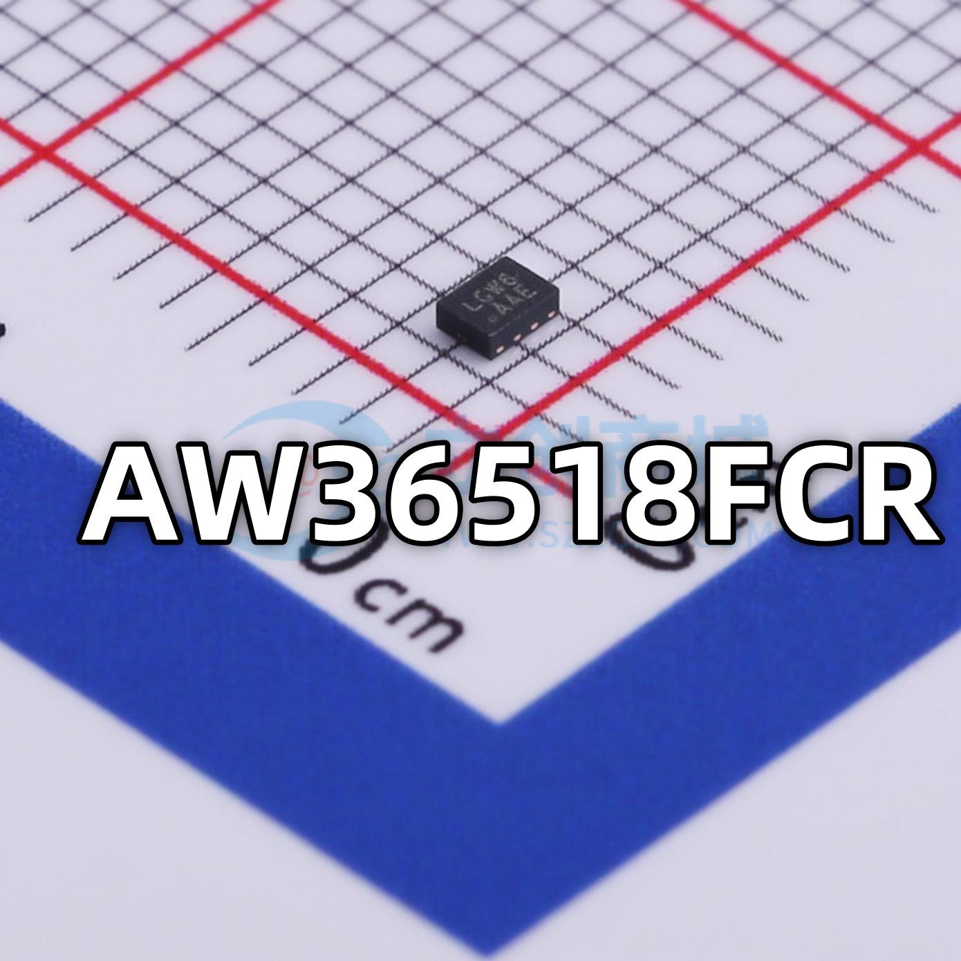 AW36518FCR 全新原装 丝印LGW6 封装FCQFN-10 红外灯LED驱动芯片