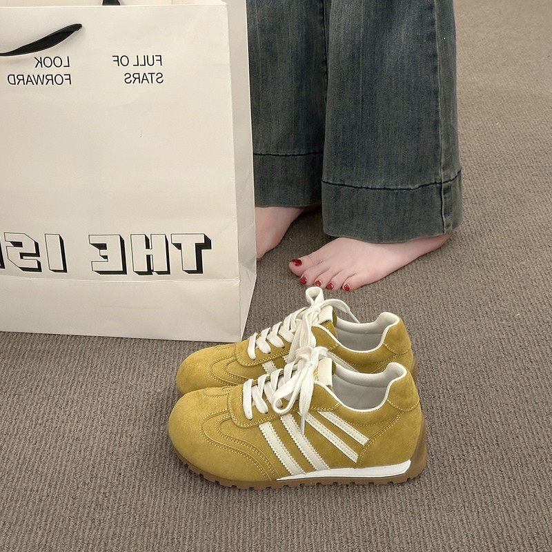 厚底阿甘鞋女鞋子2026年春季新款爆款平底德训鞋百搭运动休闲板鞋,女鞋,休闲板鞋,淘宝优惠券,粉丝福利购,淘宝优惠卷