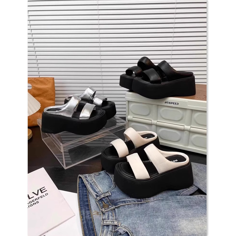 一字拖鞋女外穿2025年夏季新款