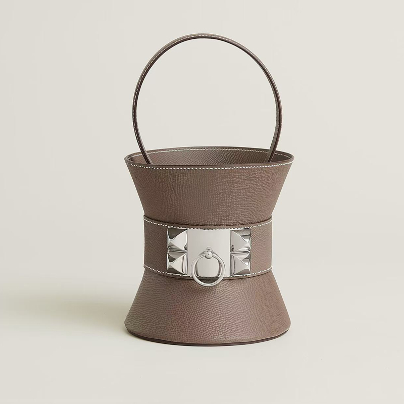 h家奢侈品限量手工定制包包女时尚个性潮牛皮 Mini Medor手提包女