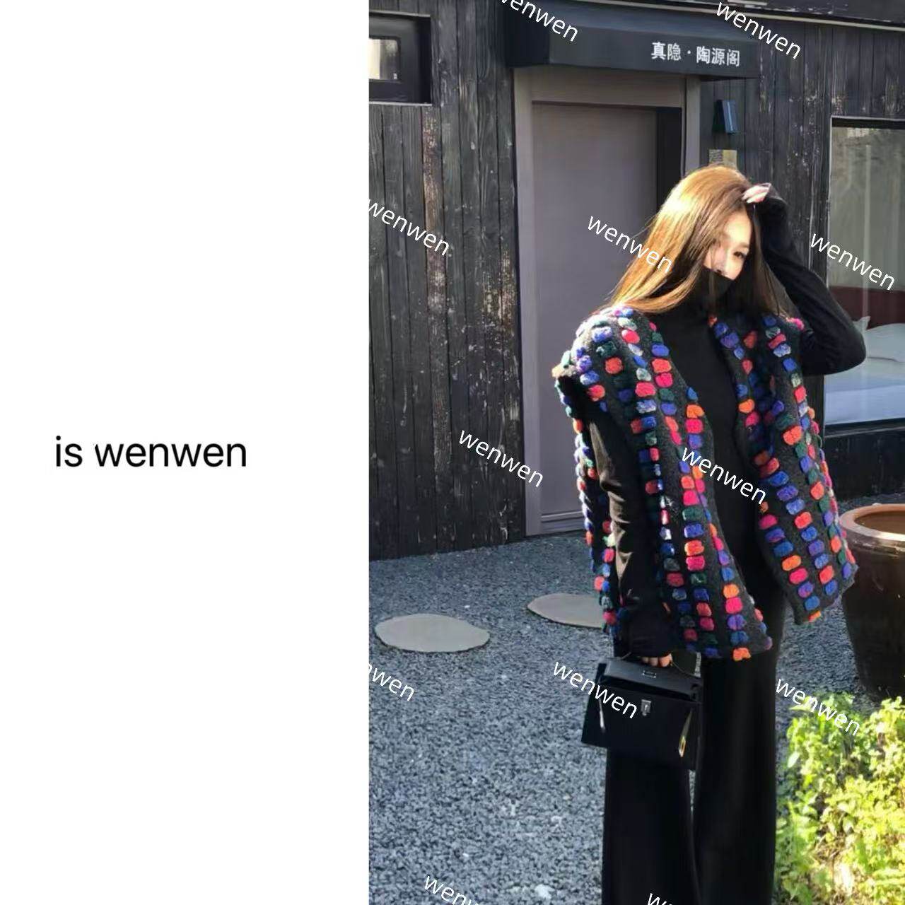 小众设计复古撞色马甲外套