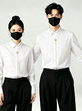 夜场男装足浴道会所少爷工装理发店餐饮酒吧餐厅KTV服务员工作服