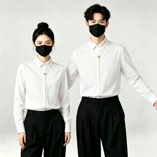 夜场男装足浴道会所少爷工装理发店餐饮酒吧餐厅KTV服务员工作服
