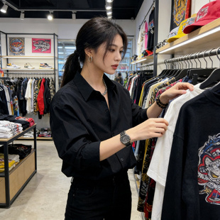 美发师理发店娱乐会所夜店酒吧KTV台球厅服务员职业装工作服衬衫