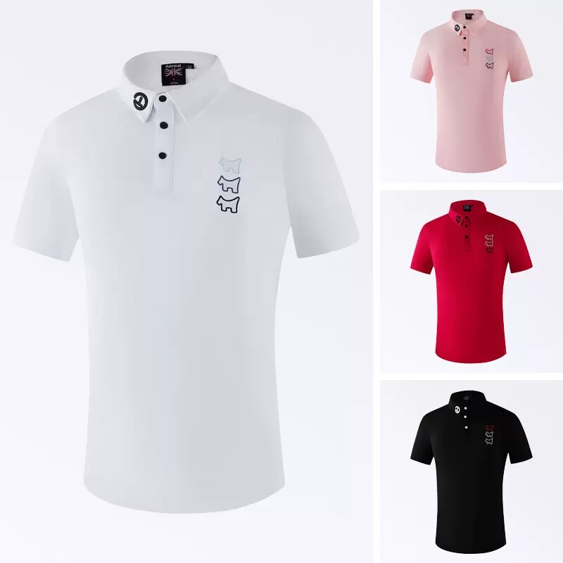 高尔夫男士休闲短袖T恤快干golf运动透气排汗球服球衣上衣可定制