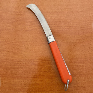 久保利菠萝刀不锈钢弯刀折合式香蕉刀水果去皮器割韭菜小白菜刀