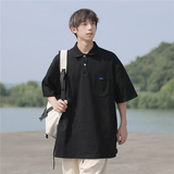 夏季重磅POLO衫宽松短袖T恤501-2-T1006-P50控68，男装Polo衫，星座501-2