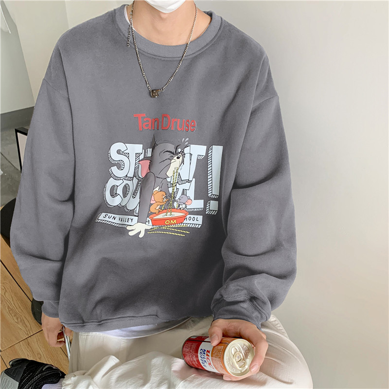 @秋上新卡通印花圆领卫衣501-2-WY012-P4055,男装卫衣,星座501-2