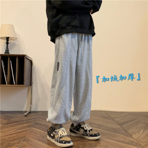 重磅加绒加厚休闲束脚卫裤501-2-WK622-P60图片