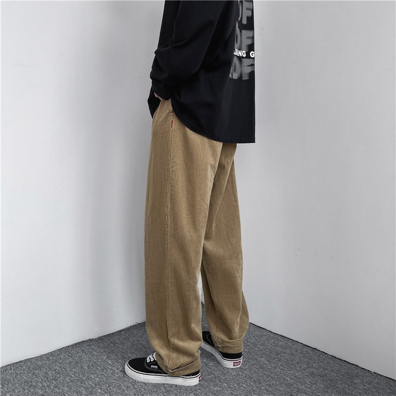 秋冬灯芯绒裤子基础百搭款休闲直筒裤501-2-KZ102-P45,男装休闲裤,星座501-2