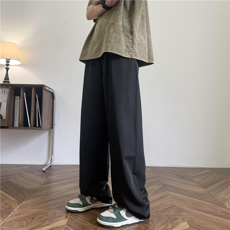 高品质*棕色西裤男宽松直筒垂感休闲裤501-2-XK051-P45,男装西裤,星座501-2