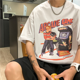 街机漫画印花短袖T恤501-2-TX029-P28，男装T恤，星座501-2