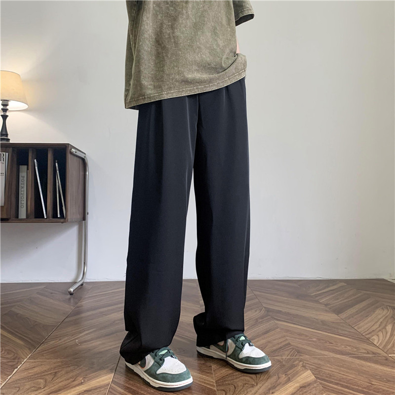 高品质*棕色西裤男宽松直筒垂感休闲裤501-2-XK051-P45,男装西裤,星座501-2