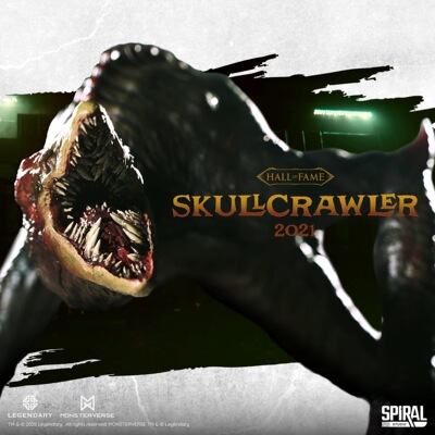 模玩集丨SpiralStudio螺旋社工作室红头骨爬骷髅爬虫雕像手办