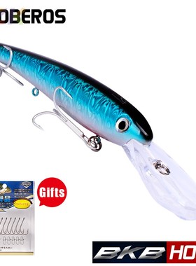 20CM光面路亚饵PRO BEROS品牌系列米诺鱼饵41G塑料硬饵带礼品配c4