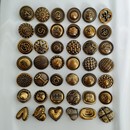 复古金属纽扣小香古金英伦风做旧扣子西装 饰小众设计感 外套大衣装