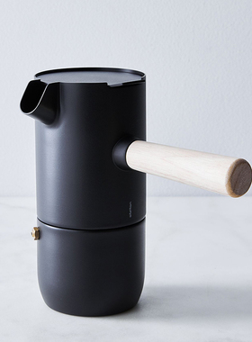 Stelton Collar不锈钢摩卡壶意式浓缩咖啡壶家用煮咖啡壶北欧风格
