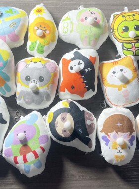 他泰CP周边GMMQ版普明jaidee抱枕挂件吐泡泡解压书包挂饰创意礼物