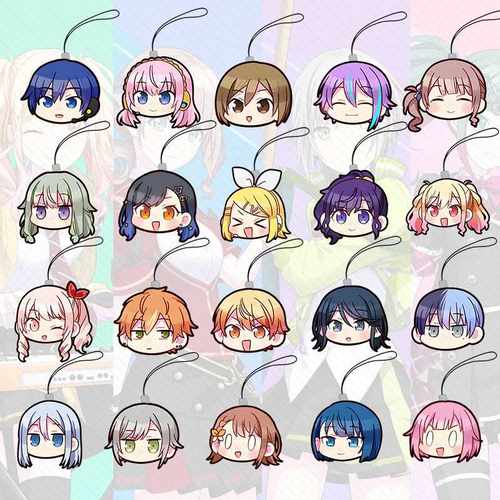 Q版多彩舞台周边世界计划钥匙扣