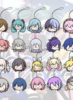 世界计划Q版人物周边手机链Project sekai迷你钥匙扣书包挂绳初音