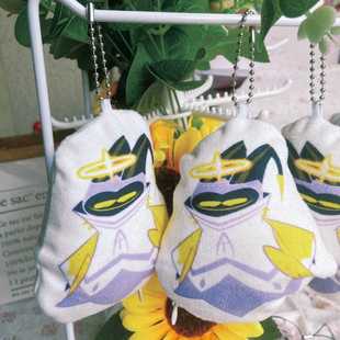 地狱客栈亚当托个人动漫周边抱枕钥匙扣可爱双面毛绒挂件