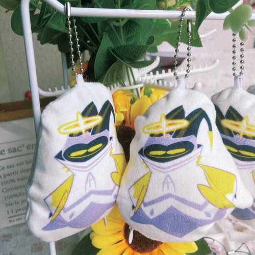 地狱客栈亚当托个人动漫周边抱枕钥匙扣可爱双面毛绒挂件