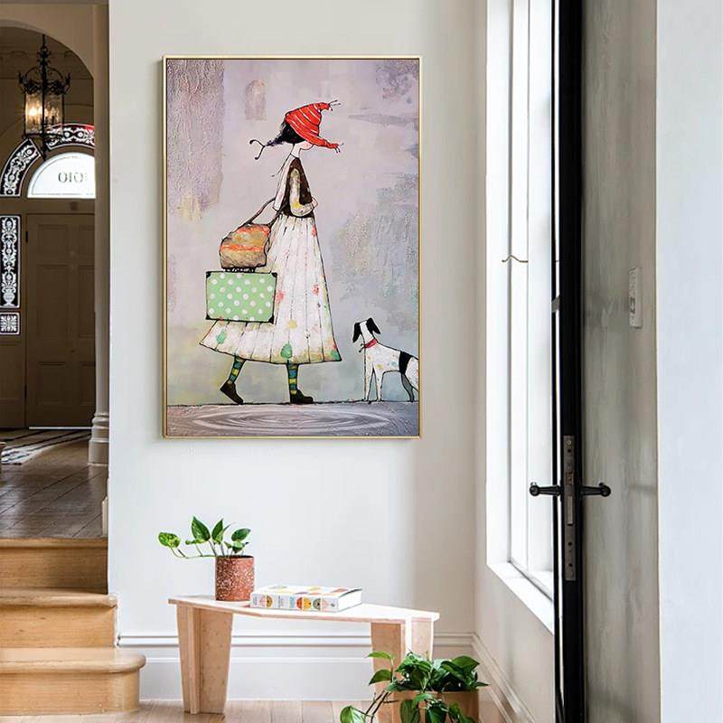 现代简约抽象人物奶油风卧室房间装饰画挂画客厅个性创意房间挂画,家居饰品,现代装饰画,淘宝优惠券,粉丝福利购,淘宝优惠卷