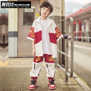 Bộ đồ khiêu vũ đường phố cho bé trai Hip Hop Han Tang Phong cách Trung Quốc Street Dance Performance Quần áo Hiphop Trang phục cho trẻ em - Trang phục