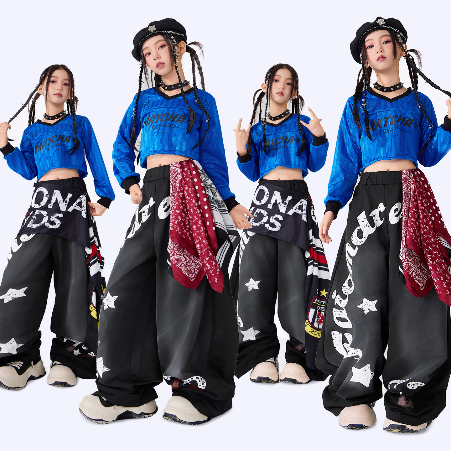 爵士舞服装女童街舞儿童