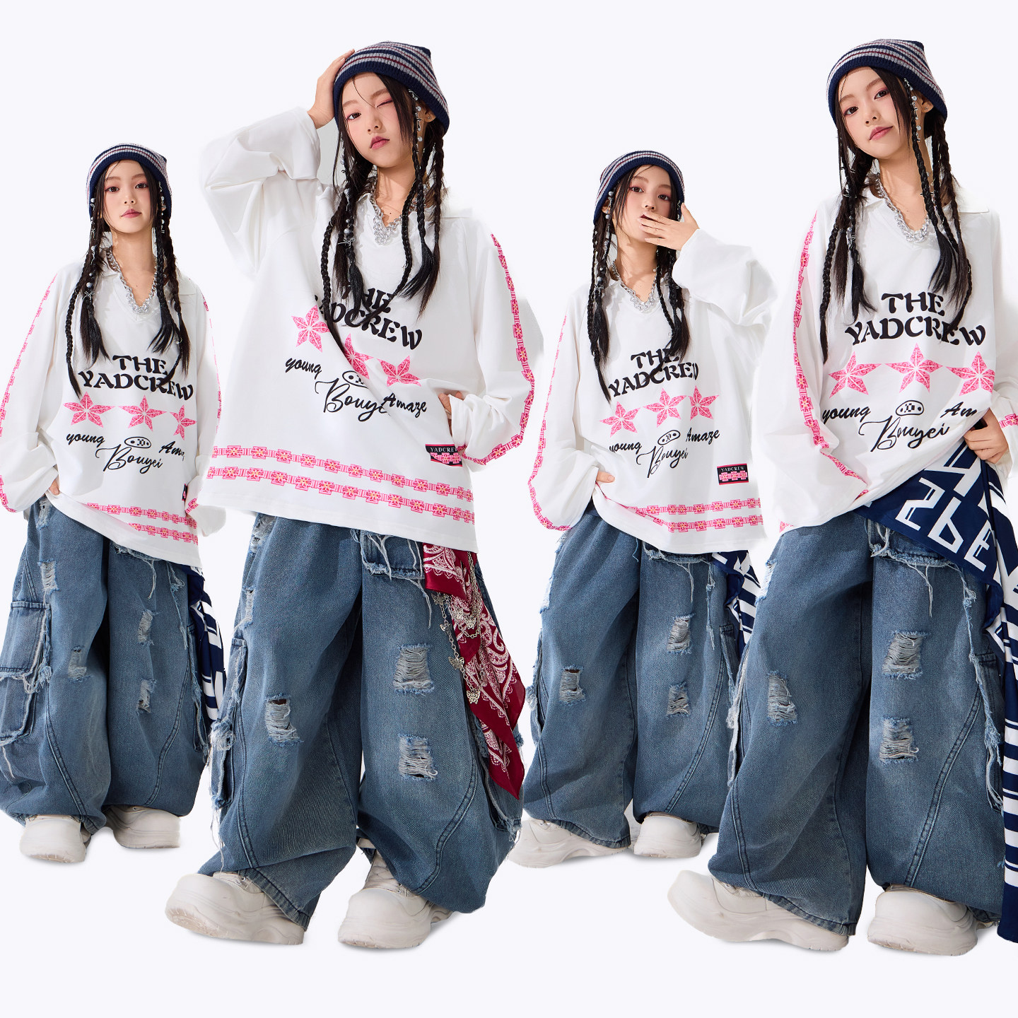 女童爵士舞服装少儿jazz练功服女