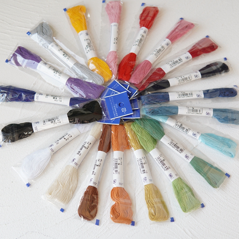 奥林巴斯olympus纯色刺子绣线