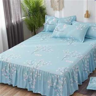 床罩带裙边床单单件公主风2021年新款床裙1米2一米二5床笠件套2