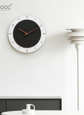 EMITDOOG免打孔创意网红简约家用客厅时钟表挂钟挂墙时尚2026新款