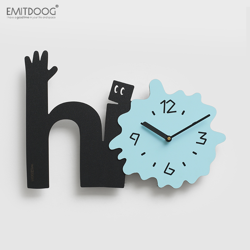 高颜值拯救白墙时尚挂钟