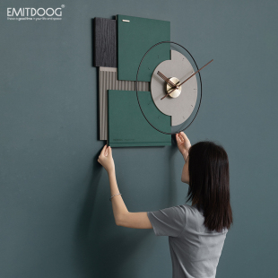 EMITDOOG钟表挂钟客厅大尺寸2025新款 创意简约现代大气网红高级感