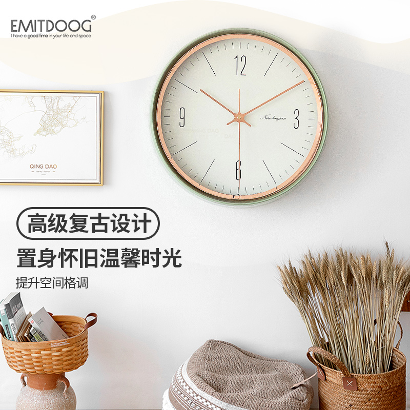 高颜值拯救白墙时钟表