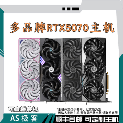 RTX5070 12G华硕-技嘉-万丽-微星-七彩虹-铭瑄电脑主机整机AS极客