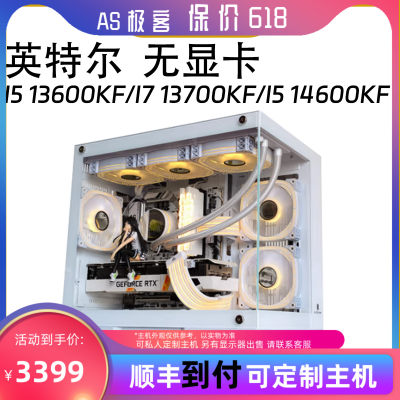 13600KF无卡AS极客整机电脑主机