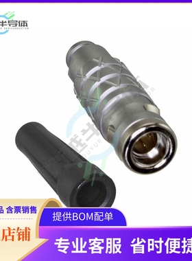 FLKB-04FGMS-GCP-209【CONN PLUG MALE 4P GOLD SLDR CUP】