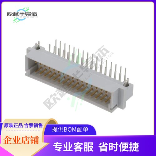 86094327313H55ELF【CONN DIN HDR 48POS PCB RA GOLD】