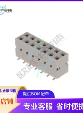 91618-307ALF【CONN RCPT 14POS 0.1 GOLD SMD】