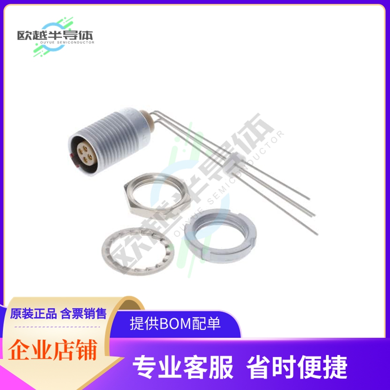 ECG.1B.304.CLV【CONN RCPT FMALE 4POS GOLD SOLDER】