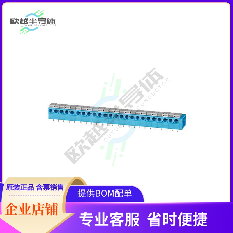 TBL004-508-24BE-2GY【TERMINAL BLOCK, SCREWLESS, 5.08,】