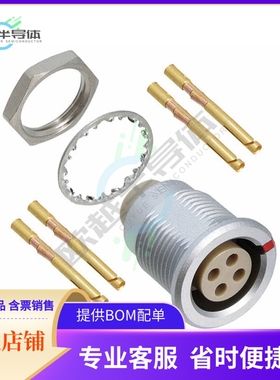 JBXER2G04FCSDSR【CONN RCPT FMALE 4POS GOLD CRIMP】