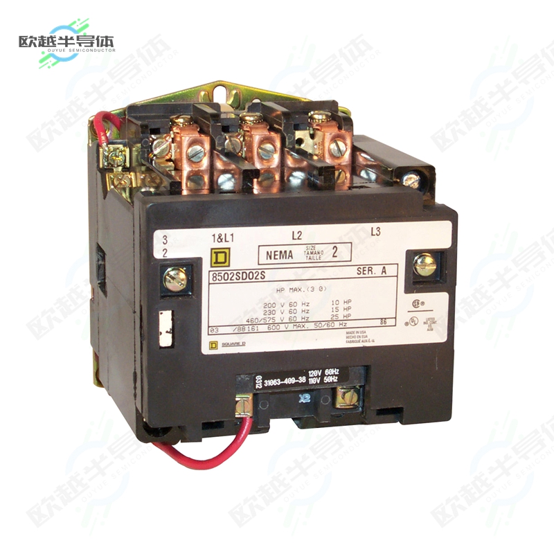 8502SDO2V06[继电器CONTACTOR 600VAC 45AMP NEMA +OPT]